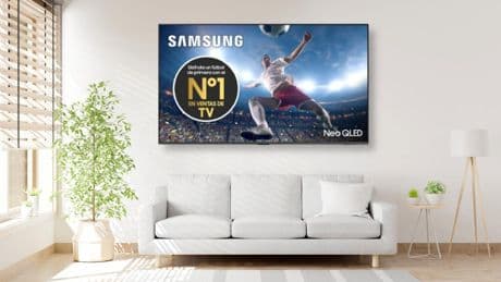 Carrefour derriba el precio de esta smart TV Samsung miniLED con 55 pulgadas, Alexa y Dolby Atmos