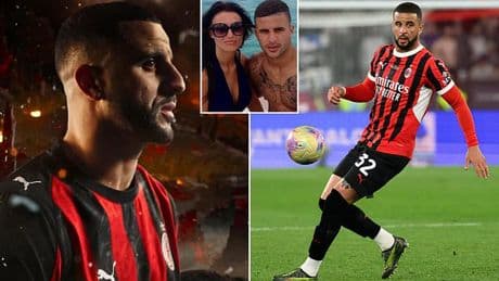 AC Milan drop hint about Kyle Walker's future amid reports Serie A giants are set to 'snub £4m chance to sign him' - after he moved to Italy to escape affair drama