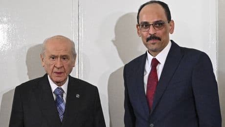 MİT Başkanı Kalın ile MHP lideri Bahçeli bir araya geldi