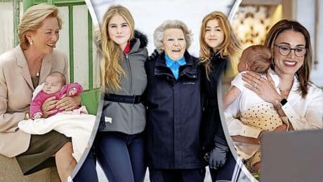 Koninklijke oma’s op een rijtje: ’Beatrix is totaal ontspannen in de rol van oma’