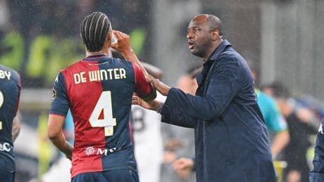 Genoa-Milan, le immagini dal campo di gioco