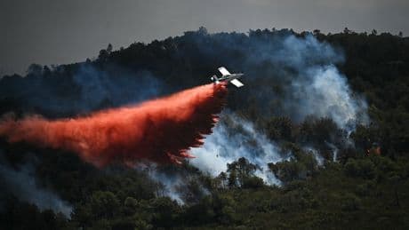 Airport closed as huge wildfire rages near Marseille in southern France