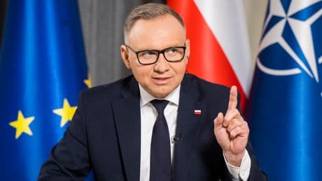 Polens Präsident Andrzej Duda - Migranten glauben, dass in Deutschland das Geld auf der Straße liegt