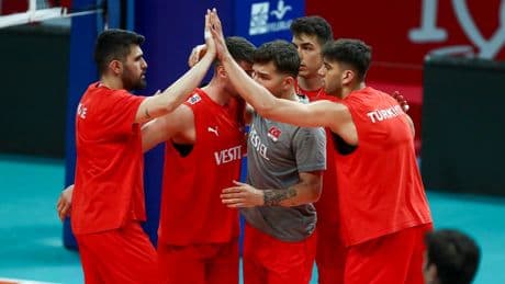 A Milli Erkek Voleybol Takımı, Hollanda'yı 3-1 yendi