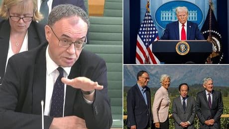 Bank of England boss Andrew Bailey 'very concerned' about Trump's Fed attacks