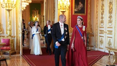 Kate Middleton brilla en Windsor en su primera cena de gala tras el cáncer