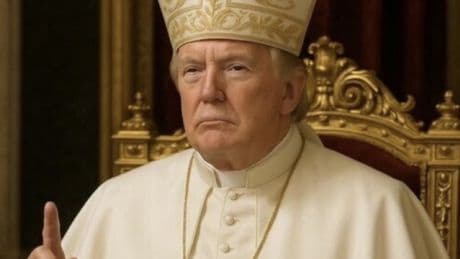 Donald Trump posts bizarre image of himself as pope just week after pontiff’s funeral