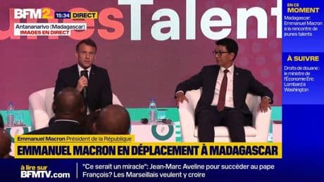 Emmanuel Macron à Madagascar: "On doit aller vers l'autonomie alimentaire de la région"