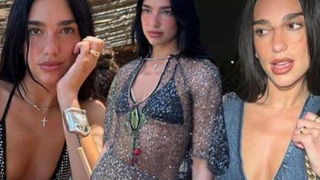 Dua Lipa ve sevgilisinden aşk dolu pozlar!