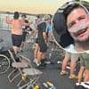 Stand by me! Moment dozens of 'disabled' Oasis fans get out of wheelchairs and start dancing