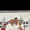 Lydie Jame, licenciée au dojo de Bayeux, championne d’Europe de karaté Kyokushin