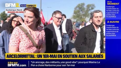 ArcelorMittal: la gauche aux côtés des salariés pour le 1er mai à Dunkerque
