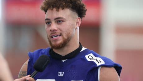 Giants’ Theo Johnson envisions ‘bigger role’ as he’s ‘full-go’ for sophomore campaign
