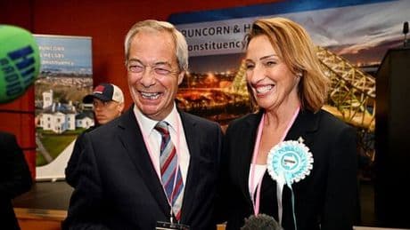 Nigel Farage's Reform UK topples Labour in Runcorn and Helsby by-election win