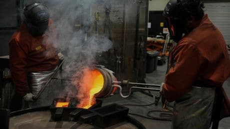 AP PHOTOS: Gold is swiftly transformed from ore to bars in Australia after weeks of record prices