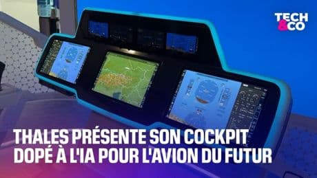 Thales présente son cockpit dopé à l'IA pour l'avion du futur ✈️