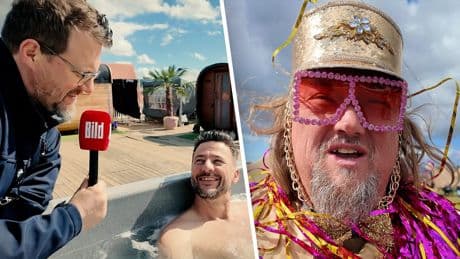 Mit Whirlpool und Sauna beim Festival - So luxuriös campen die Glücksgefühle-Besucher