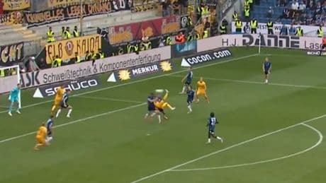 90+10! Dresden siegt mit sensationellem Last-Minute-Fallrückzieher