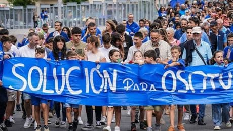 Educación rechaza concertar el colegio Osotu de Güeñes y las familias buscan otro centro ante su «inminente» cierre