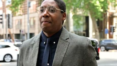 BBC Bargain Hunt star Oghenochuko Ojiri arrives at court to face terror charges