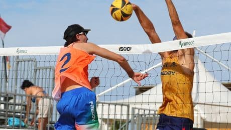 <p style="margin-bottom: 11px;"><span style="font-size: 11pt;"><span style="line-height: 107%;"><span style="font-family: Arial,sans-serif;">Beach volley: Campionato italiano, oggi si assegnano i titoli&nbsp;</span></span></span></p>