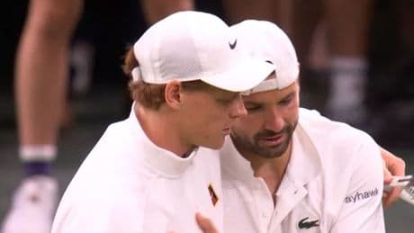 Grigor Dimitrov FORFEITS with heartbreaking injury to hand Jannik Sinner Wimbledon victory
