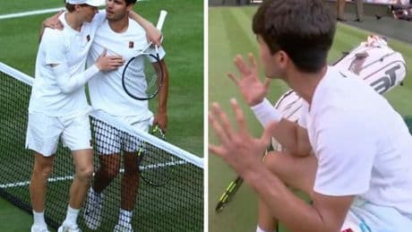 La desesperación de Alcaraz con un gesto a su equipo que predijo su derrota en la final