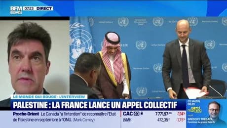 Le monde qui bouge - L'Interview : Palestine, la France lance un appel collectif - 01/08