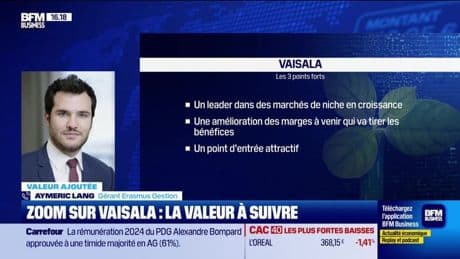 Valeur ajoutée : Ils apprécient Vaisala - 28/05