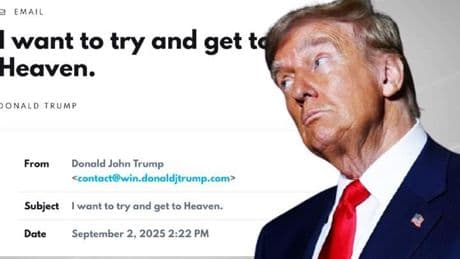 Trump cennete gitmek için bağış topluyor!