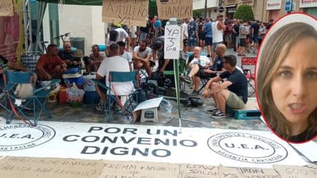 Ione Belarra expresa su total apoyo a los trabajadores de Navantia en huelga de hambre: &quot;Es una vergüenza&quot;