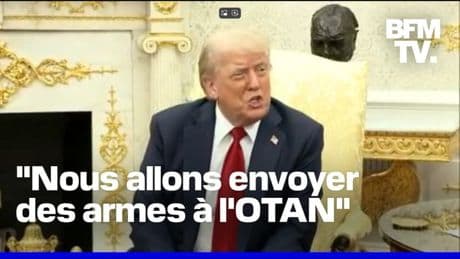 Livraisons d'armes à l'Ukraine, sanctions...La conférence de presse de Donald Trump en intégralité