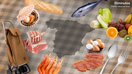 Los frescos más &#039;populares&#039; en la cesta de la compra por regiones: del marisco de gallegos y vascos a la charcutería de madrileños