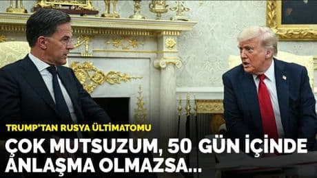 Trump'tan Rusya ültimatomu: Çok mutsuzum, 50 gün içinde anlaşma olmazsa...