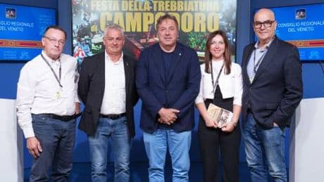 Comunicato Stampa: Presentata a palazzo Ferro Fini la 40esima edizione della ‘Festa dea Trebiatura’ di Campodoro