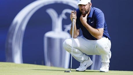 Open leader Scottie Scheffler starts with birdie to dampen hopes of chasing pack