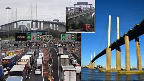 More HGVs used Dartford Crossing on the day the Government hiked charges to 'manage traffic levels'