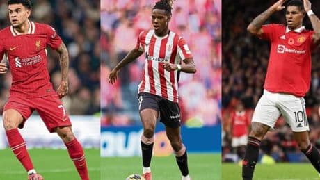 La reacción de Luis Díaz y Rashford a 'la ofensiva Nico'