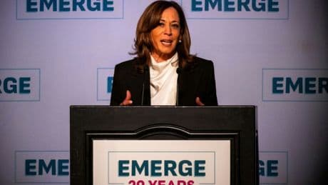 Kamala Harris: Trump setzt "eigennützige Vision von Amerika" um