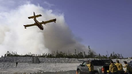 Nova Scotia wildfire grows; cooler temperatures help firefighters in N.L.