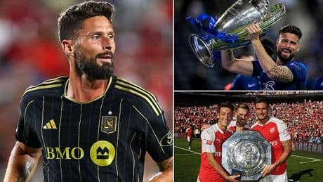 Olivier Giroud 'set to return to Europe at 38' - as LAFC confirm the former Chelsea and Arsenal striker's exit