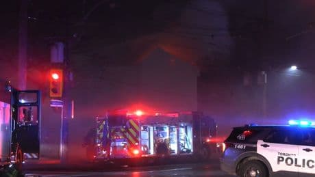 Fire breaks out damaging 3 homes in downtown Toronto, dog rescued