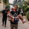 BBC cameraman haunted by Gaza's malnourished children captures Israeli strike on hospital