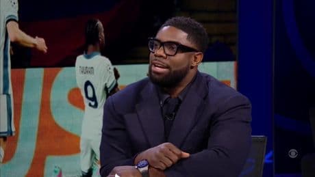 ‘The girls don’t like it’ – Kate Abdo tells Micah Richards off on live TV for using WRONG toilets at CBS studios