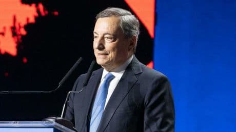 Draghi: «Ue marginale e spettatrice, dall'Ucraina a Gaza. Nel 2025 evapora l'illusione che conti»