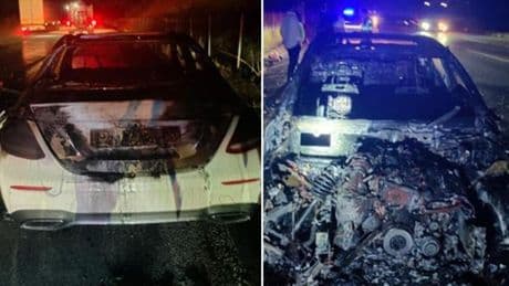 Adana'da seyir halindeki otomobilde yangın