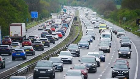 M5 traffic LIVE: Van on fire sparks MILES of delays as tourists flock to holiday hotspot