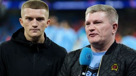 Ricky Hatton’s son Campbell pays tribute to his father in social media post