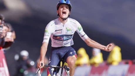 Vuelta, Pellizzari che prima volta