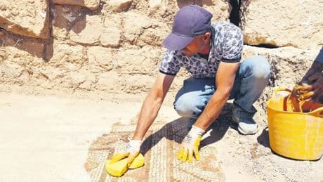 Dara’da 1500 yıllık mozaik harikası keşfedildi